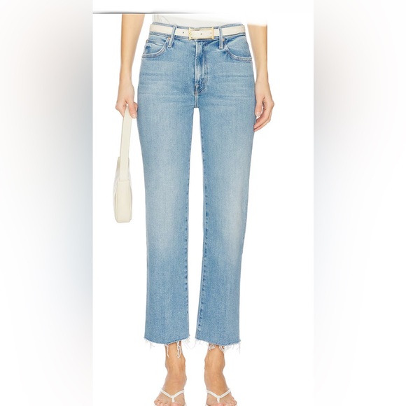 NEW MOTHER the kick it ankle fray jeans in can you dig it! Size 31 retail $248 - Picture 2 of 12